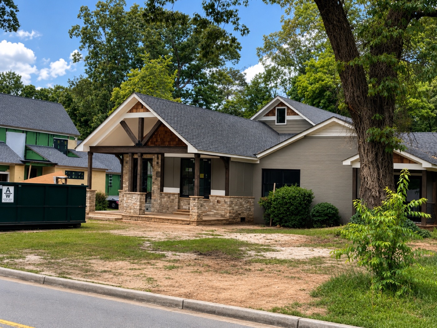 Completed craftsman home — Tectonic Developments, Atlanta GA
